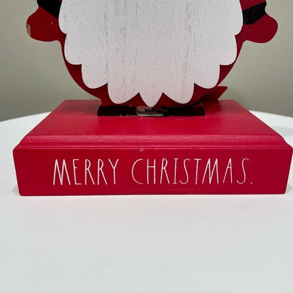 NWT Rae Dunn Santa Gnome Merry Christmas Decor